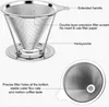 Kaffeefilter Wiederverwendbar,Kaffeefilter aus Edelstahl Produktbild-Vorschau 2