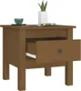 vidaXL Bočné stolíky 2 ks. Medovo hnedé 40x40x39 cm Náhľad obrázku produktu 6