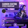 Avalo Gaming Bureau - 120x60x73 CM - Game Desk Met LED Productafbeelding-voorbeeld 5