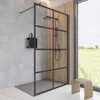 Schulte Duschwand Walk In, 6 mm Sicherheitsglas Dekor Soho Produktbild-Vorschau 1