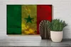 Holzschild Flagge Senegal 30x20cm Flag of Senegal Rost Produktbild-Vorschau 5