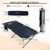 COSTWAY Lit de camp pliable XXL, 214,5x106cm Lit de camping Voir les images du produit 3