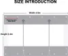 Diagram showing the dimensions and features of a transparent plane. Produktbild-Vorschau