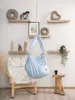Baby Federwiege Komplett Set in weiß Sterne Blau Produktbild-Vorschau 2