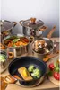 Kinghoff ensemble de pots en acier 12 pcs. Rosegold KH1768 Voir les images du produit 11