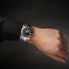 ELYSEE Herrenuhr GMT  AUTOMATIC . 100% Edelstahl silber Produktbild-Vorschau 5