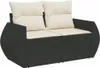 The Living Store 5-tlg. Garten-Sofagarnitur mit Kissen Produktbild-Vorschau 4