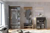 1-türiger Kleiderschrank Dąb Craft / Lava, 60 × 199 × 40 cm Produktbild-Vorschau 4