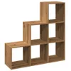 Knihovna/dělící stěna 3patrová dub artisan 99x29x99 cm Náhled obrázku produktu 6