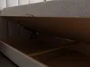 Čalouněná postel 140x200 ELSIE 3 s úložným prostorem - bílá Náhled obrázku produktu 3