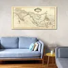 Coloray Acrylbild 140x70  Wandbild Acrylbilder Alte Karte Produktbild-Vorschau 4