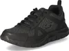 A black Skechers men's sneaker is shown from a side angle against a white background. Náhľad obrázku produktu
