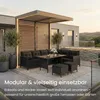 Home Collective Zahradní nábytek Sada 7 míst s rohovou Náhled obrázku produktu 4