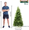 LARS360 Umelý vianočný stromček, výška 150 cm, s dreveným Náhľad obrázku produktu 2