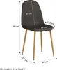 Homestyle4u Essgruppe mit 2 Stühlen Holztisch Esstisch Produktbild-Vorschau 7