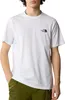 A person wearing a white t-shirt with a logo and green pants. Anteprima dell’immagine prodotto