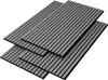 Three stacks of gray wooden slats with dark brown edges, arranged diagonally on a white background. Produktbild-Vorschau