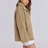 ASKSA Damen Teddy Fleece Jacke Warme Flanell Jacke Dicke Produktbild-Vorschau 5