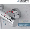 Rubinetto doccia SCHÜTTE con termostato LONDON 5,5 cm Anteprima dell’immagine prodotto 2