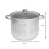 Sada 3 Veľkých Hrncov Klausberg 7+8,6+10,7L Kb-7177 Náhľad obrázku produktu 6