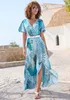 Buffalo Maxikleid mit Alloverdruck und Volantrock, Produktbild-Vorschau 3
