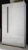 Kommode "Design-D" in weiß Hochglanz Anrichte 60 x 126 cm Produktbild-Vorschau 1