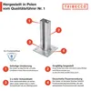 TRIBECCO® Post Anchor 60 x 40 mm Post Shoe Fence Post Produktbild-Vorschau 10