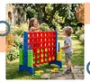 Relaxdays Vier Gewinnt XXL, outdoor, Kinder & Erwachsene, Produktbild-Vorschau 3