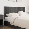 Wand-Kopfteil Grau 140x3x60 cm Massivholz Kiefer Produktbild-Vorschau 3