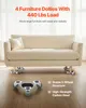 VEVOR set di 4 ruote per mobili 158x158x65mm capacità di Anteprima dell’immagine prodotto 2
