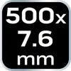 EXTREME Kabelbinder 7,6 × 500 mm, weiß, 50 Stk. Produktbild-Vorschau 11