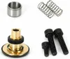 A collection of machine parts, including a metal sleeve, springs, a brass component, and bolts, arranged on a white background. Náhled obrázku produktu