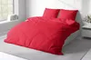 Uni Bettwäsche 200x220 cm rot Bettbezug Doppelbett Produktbild-Vorschau 3