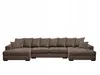 Sofa w kształcie U GABON narożnik z funkcją spania tkanina Podgląd zdjęcia produktu 2
