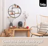 GADGY® Wandregal 42cm Rund Holz - Schweberegal Holz - Produktbild-Vorschau 2