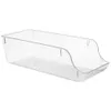A clear, studio shot of a transparent plastic food storage container. Náhled obrázku produktu