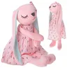 Peluche coniglio mascotte rosa 52 cm Anteprima dell’immagine prodotto 1