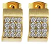 Akzent Edelstahl Ohrstecker, IP Gold, goldfarbig Produktbild-Vorschau 3