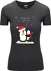 Diarbo Damen Weihnachts-T-Shirt Weihnachtsgeschenk Pinguine Produktbild-Vorschau 1