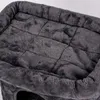 Arbre à gratter Relaxdays, avec cachette, 2 poteaux en Voir les images du produit 9