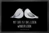 Mr. & Mrs. Panda Fußabtreter Turteltauben Liebe 60 x 90 cm Produktbild-Vorschau 1