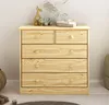 Kommode RONDO aus Kiefer Massivholz, natur - Kinderzimmer Produktbild-Vorschau 1
