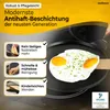 endusor Crepe Pfanne für Induktion mit Antihaftbeschichtung Crêpes, Pfannenkuchen und Pfannkuchen Produktbild-Vorschau