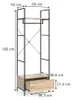 Šatní skříň Vicco Enya Dřevo 60 x 180 cm se zásuvkou, Model Náhled obrázku produktu 2