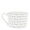 Tasse, Becher  I LOVE YOU weiß schwarz für 270ml Keramik Produktbild-Vorschau 2