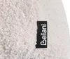 BELIANI Pouf Weiß Bouclé ⌀ 55 cm mit Knopfsteppung Rund Produktbild-Vorschau 6