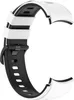 INF Weißes Schwarzes Silikonarmband für Samsung Watch 4 Produktbild-Vorschau 1
