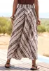 LASCANA Hosenrock mit extra weitem Bein beige-braun Produktbild-Vorschau 3