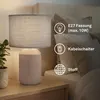 Briloner Ino lampe de table, abat-jour en tissu, Voir les images du produit 2