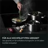 AEG Set di Pentole A3SS Padella 3 Pezzi in Acciaio Inox Anteprima dell’immagine prodotto 4
